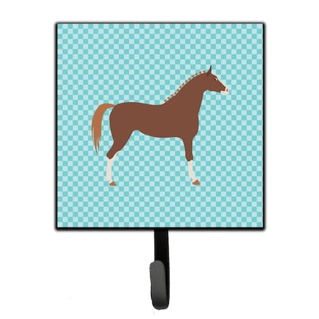 Carolines Treasures Hannoverian Horse Blue Check Leash or Key Holder BB8083SH4